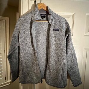 Patagonia Women’s Better Sweater Fleece Jacket, grey, size Medium